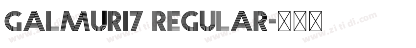 Galmuri7 Regular字体转换 Galmuri7 Regular字体转换